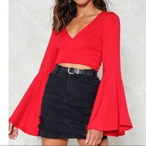 NWT Nasty Gal Crop Top